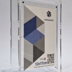 Cadre plexiglas transparent type caisse américaine en PMMA avec visuel interchangeable – Atelier Apparences