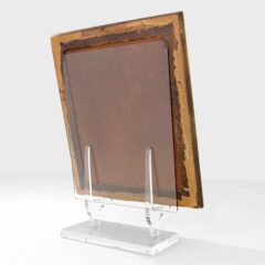 Support de présentation en plexiglas transparent pour tableau